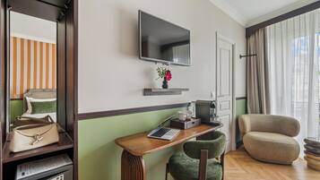 Comfort Double Room | Premium bedding, Select Comfort beds, in-room safe, blackout drapes