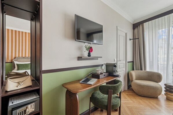 Habitación Confort | Ropa de cama de alta calidad, colchones Select Comfort, caja fuerte