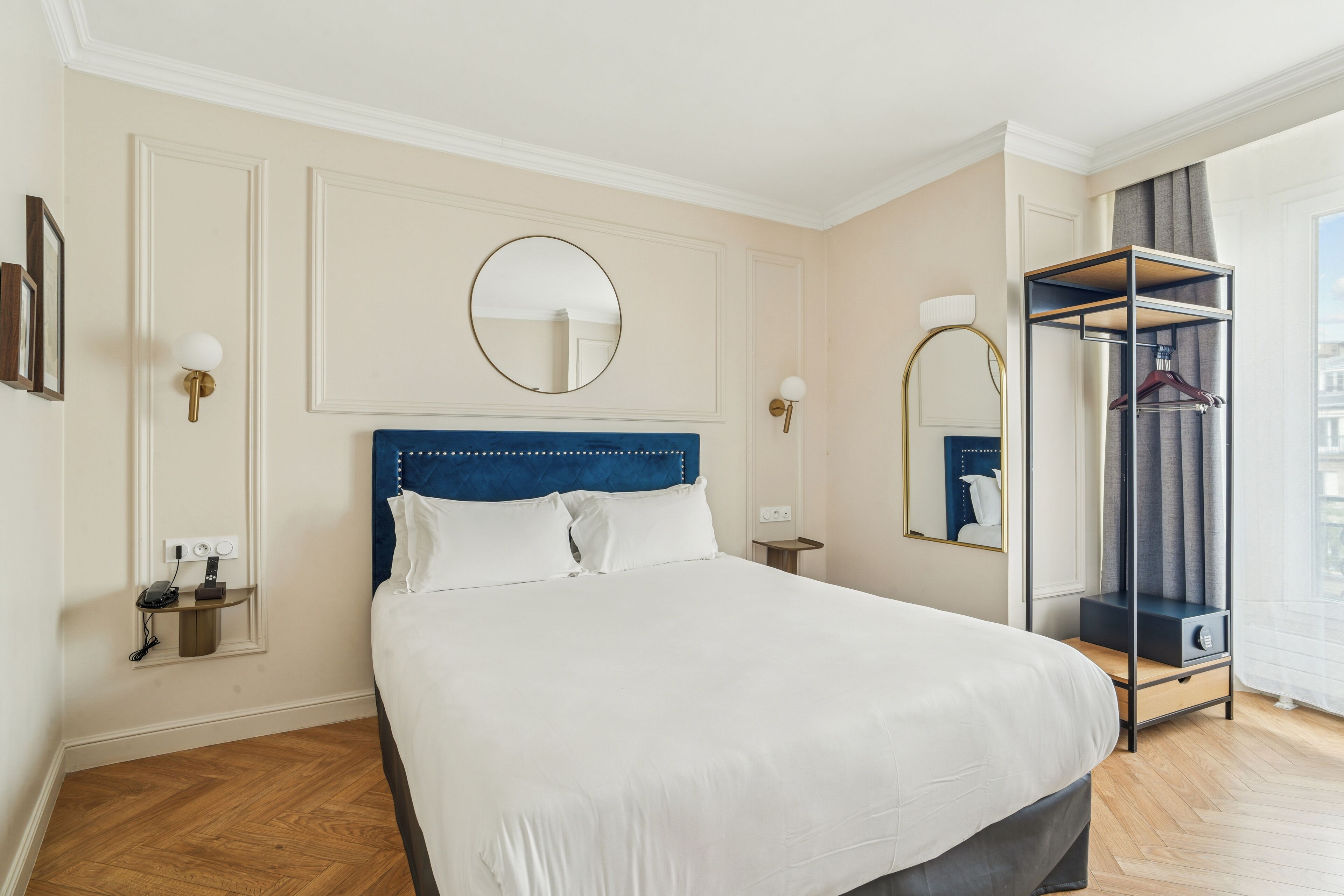 Deluxe kamer | Luxe beddengoed, Select Comfort-bedden, een kluis op de kamer