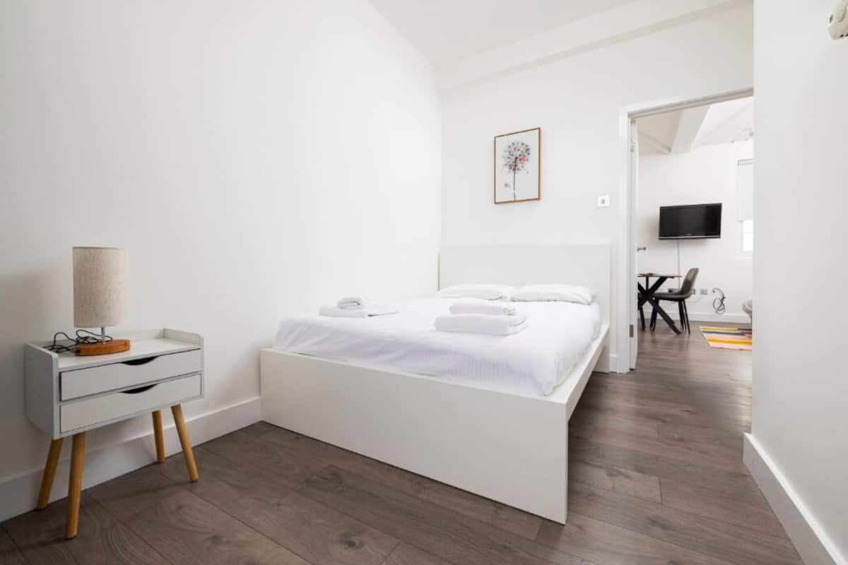Departamento familiar | 1 habitación, tabla de planchar con plancha y wifi gratis
