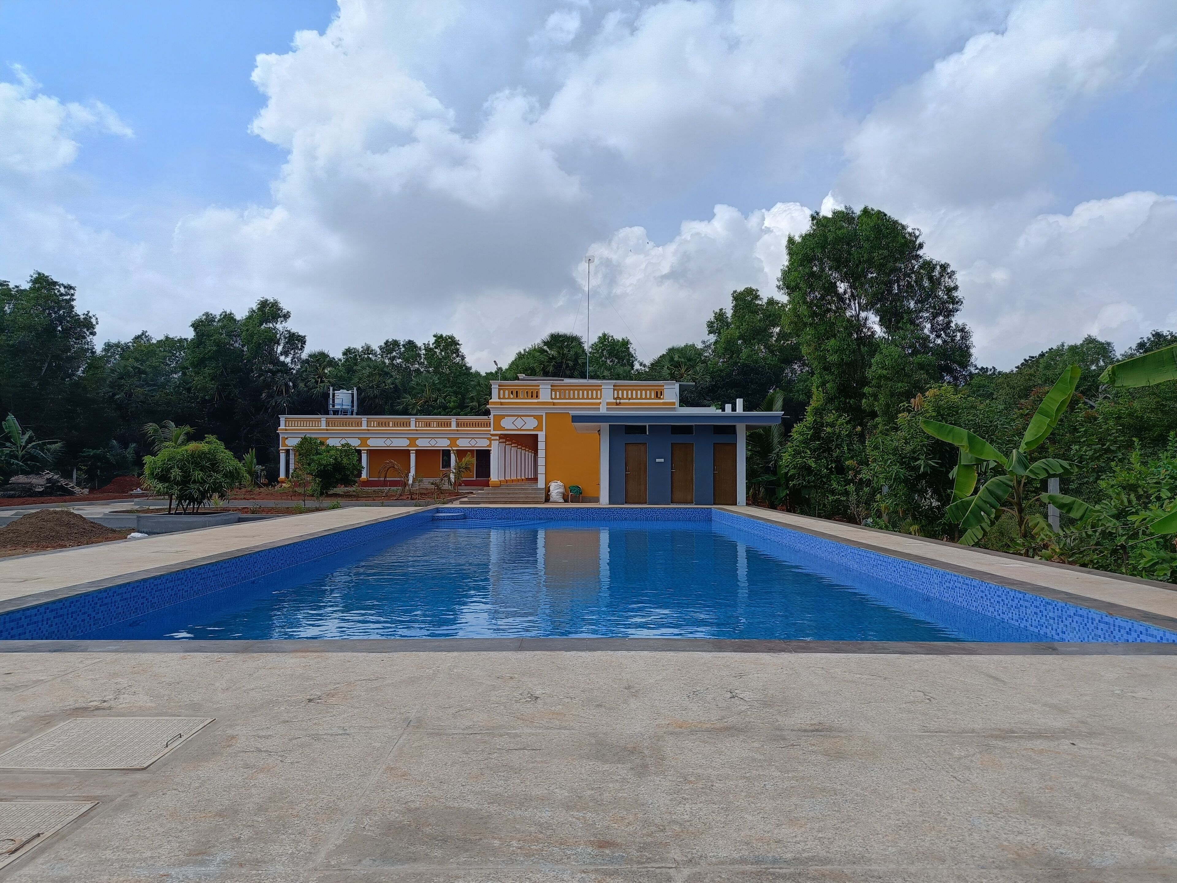 Overnatningsstedets facade