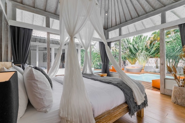 Villa, 2 grands lits | 2 chambres, draps fournis