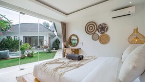 Basic Villa, Multiple Beds | 3 bedrooms, desk, laptop workspace, bed sheets - Villa Marie Rose (Cemagi)