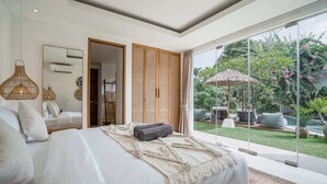 Basic Villa, Multiple Beds | 3 bedrooms, desk, laptop workspace, bed sheets - Villa Marie Rose (Cemagi)