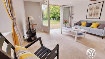 TV, DVD player, ping pong