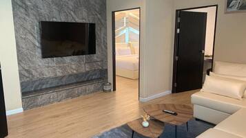 2 Bedrooms Family Suite | Living area | Smart TV
