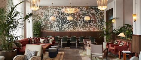 Coin salon dans le hall