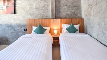 Habitación estándar con 2 camas individuales | Wifi gratis y ropa de cama