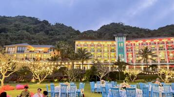 Utendørs bankettområde