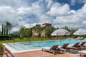 Indoor pool, seasonal outdoor pool