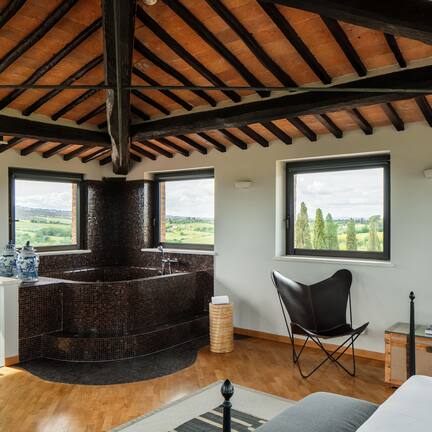 Panoramic Tower | Down comforters, memory foam beds, minibar, in-room safe