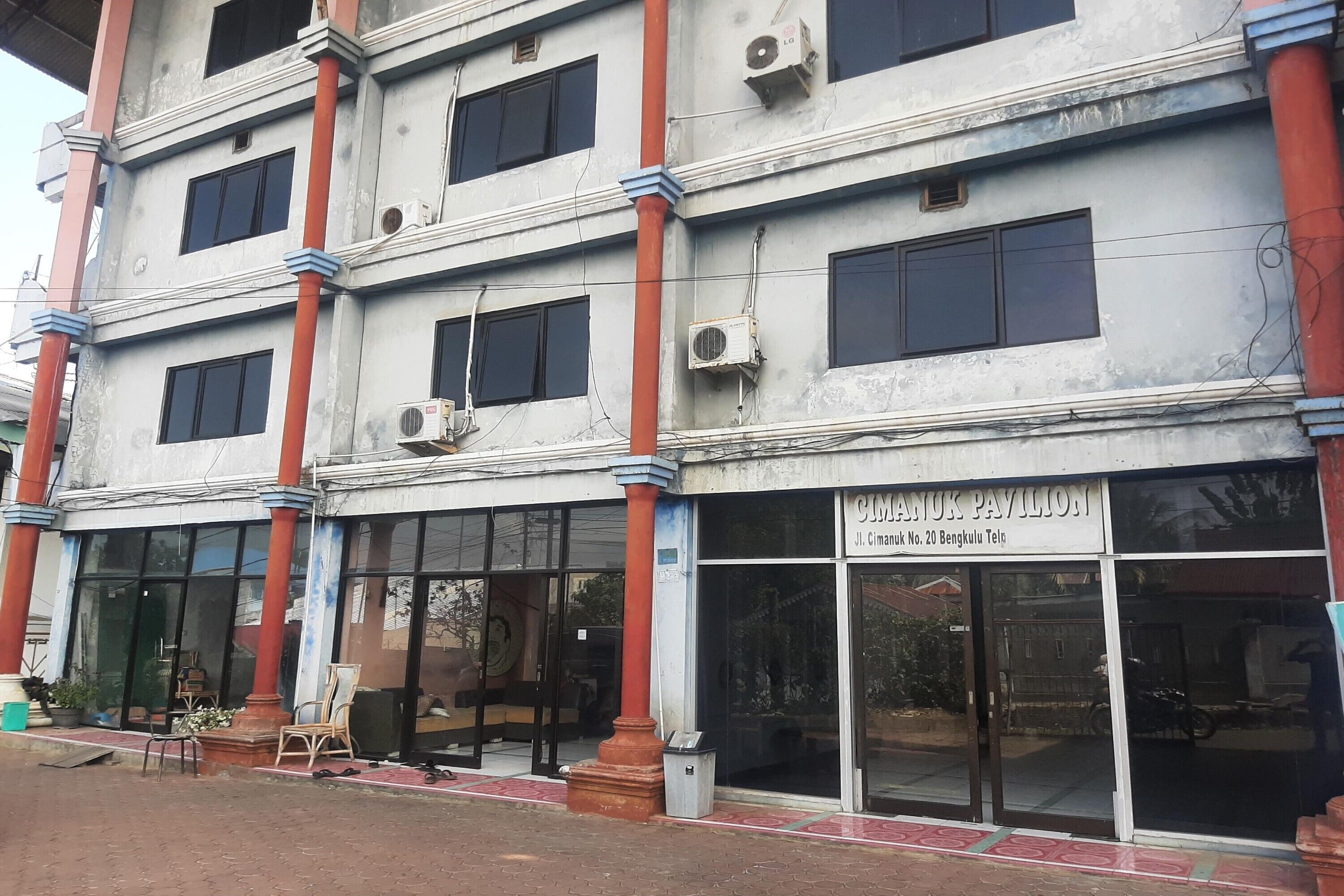 Fassade der Unterkunft