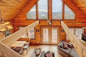 Smart TV, fireplace, video games, DVD player - Hidden Escape Chalet by Chatuge Home Concierge | Lake & Mountain Views · Hot Tub · Firepit (Hayesville)