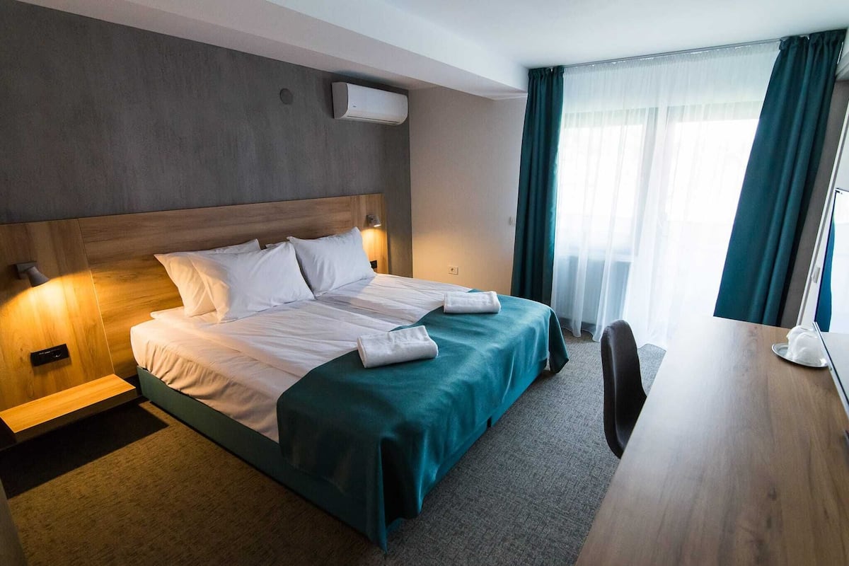 1 slaapkamer, een bureau, verduisterende gordijnen, gratis wifi