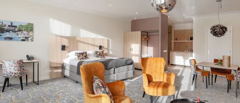 1 habitación y ropa de cama de alta calidad