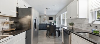 Cozy 3BR family retreat with a fenced backyard, patio, and everything you need for a comfortable stay in Broken Arrow. Pet friendly!