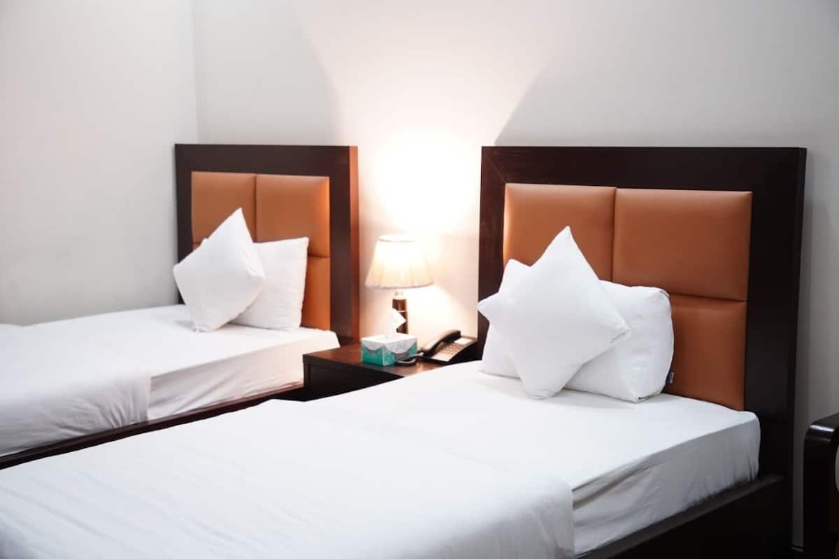 Deluxe Twin kamer | 1 slaapkamer, een strijkplank/strijkijzer, gratis wifi