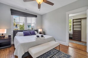 1 bedroom, desk, WiFi, bed sheets