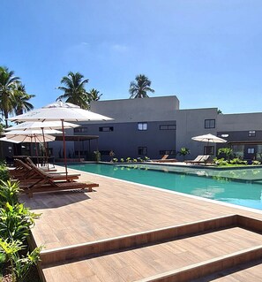 Apartment | Pool | Outdoor pool, pool umbrellas, pool loungers