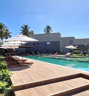 Apartment | Pool | Outdoor pool, pool umbrellas, pool loungers