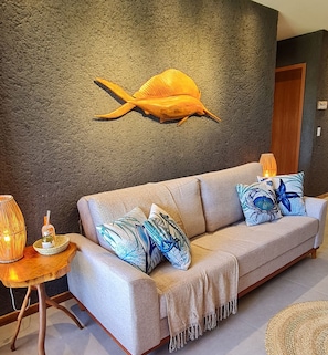 Apartamento | Área de estar | Smart TV