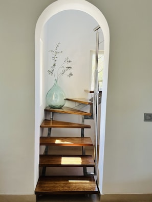 Interior - Design Villa Bahia Azul, roof terrace with panoramic sea view, nice garden, pool (Badia Blava)