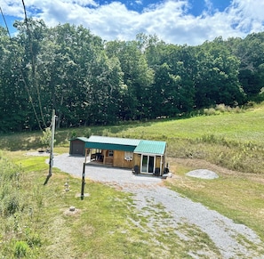 Exterior - Cozy Tiny Cabin with Hot Tub, 3 Minutes to Seneca Rocks Park Entrance (Seneca Rocks)