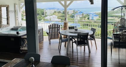 Villa bungalow Colibri vue sur mer et Saint Barthélémy