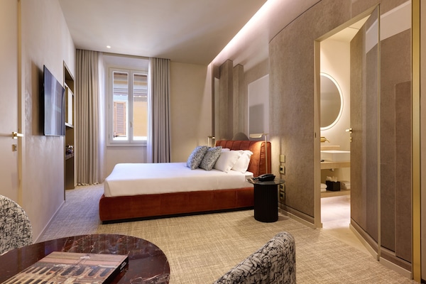 1 habitación, ropa de cama de alta calidad, cubrecamas y minibar