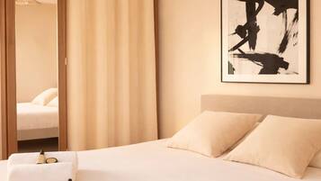 2 chambres, fer et planche Ă repasser, Wi-Fi, draps fournis