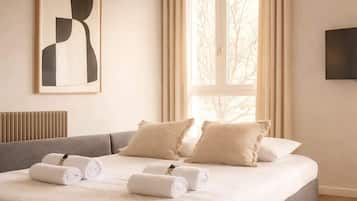 2 chambres, fer et planche Ă repasser, Wi-Fi, draps fournis