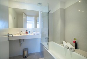 Hair dryer, towels