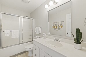Hair dryer, towels