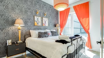 2 chambres, fer et planche à repasser, accès Internet, draps fournis