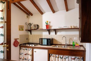 Fridge, espresso maker, toaster, freezer