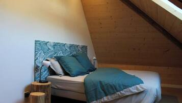 3 chambres, fer et planche Ă repasser, Wi-Fi gratuit, draps fournis