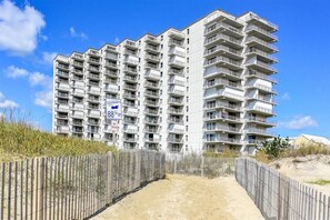 Exterior - Oceanfront Balcony Overlooking Pool + Sandy Shores (Ocean City)