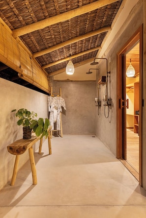 Deluxe-Bungalow | Badezimmer | Haartrockner