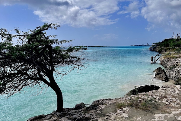 Am Strand, Liegestühle, Strandtücher