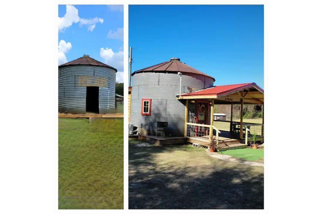 Silo on the farm