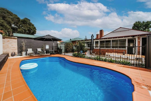 Those visiting during the summer months can make the most of a lovely swimming pool and day beds.