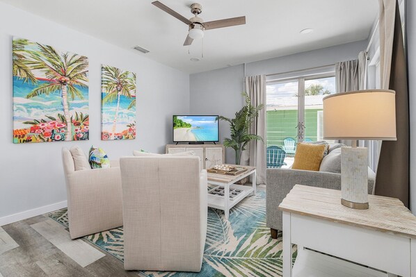 Maison, 2 chambres | Aire de séjour