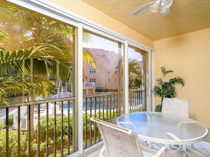 Condo, 2 Bedrooms | View from room - Bella Lago 323 Your Home Away From Home In Paradise! - 7431 Bella Lago Drive 2 Bedroom Condo by RedAwning (Fort Myers Beach)