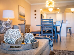 Interior - Estero Island Beach Villas #703 - Updated Top Floor Gulf Front & Sunsets - 250 Estero Blvd 2 Bedroom Condo by RedAwning (Fort Myers Beach)