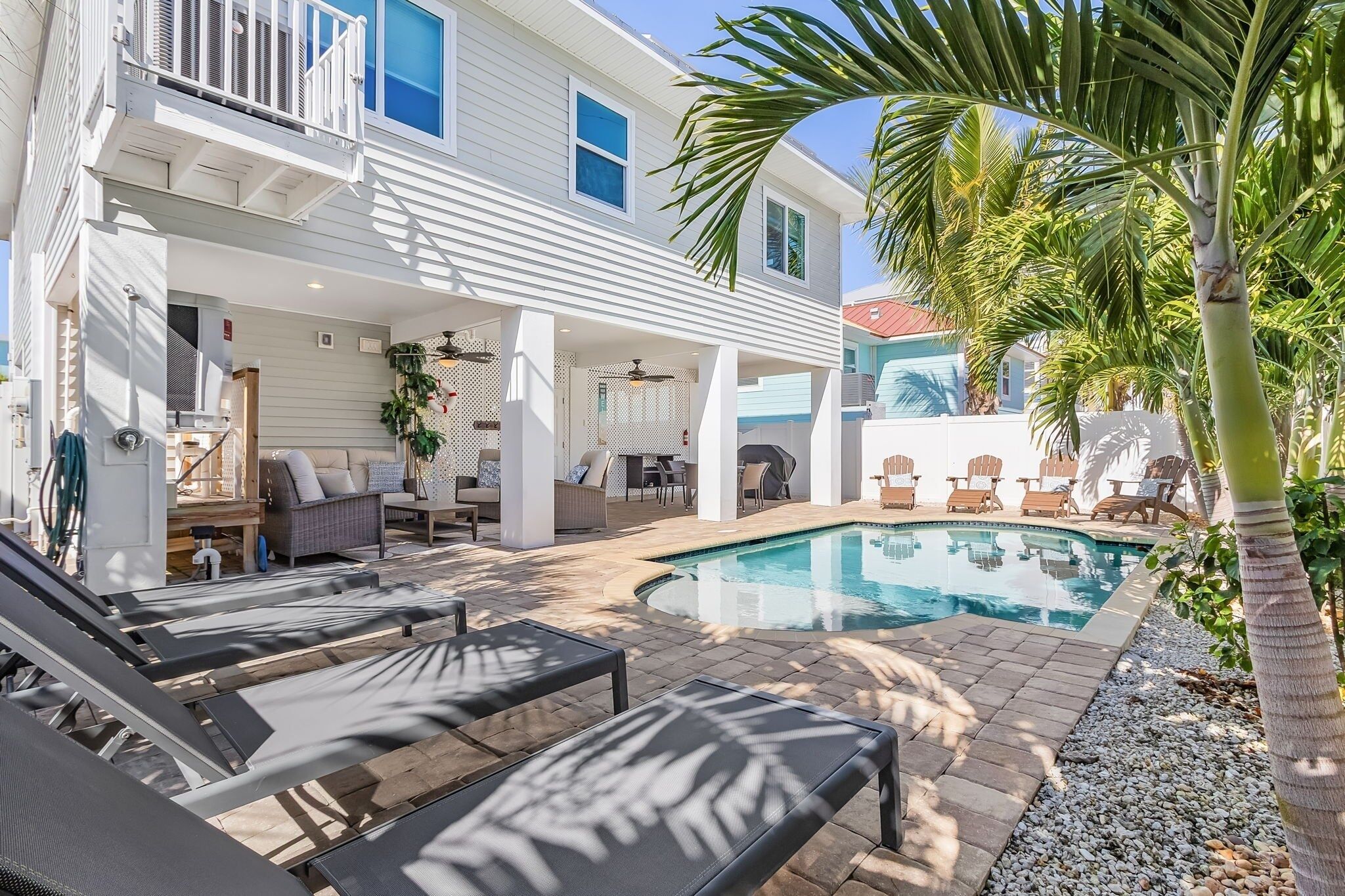 House, 3 Bedrooms | Pool | A heated pool