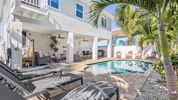 Ferienhaus, 3 Schlafzimmer | Pool | Beheizter Pool