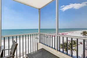 Condo, 2 Bedrooms | Property grounds - Fantastic Gulf Front Condo On The North End Of The Island - Beach Villas # 504 2 Bedroom Condo by RedAwning (Fort Myers Beach)