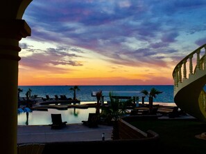 Villa, 4 Bedrooms | Property grounds - Stunning 4 Bedroom Beach Villa on Sandy Beach at Las Palmas Beach Resort V14 4 Villa by Redawning (Puerto Peñasco)