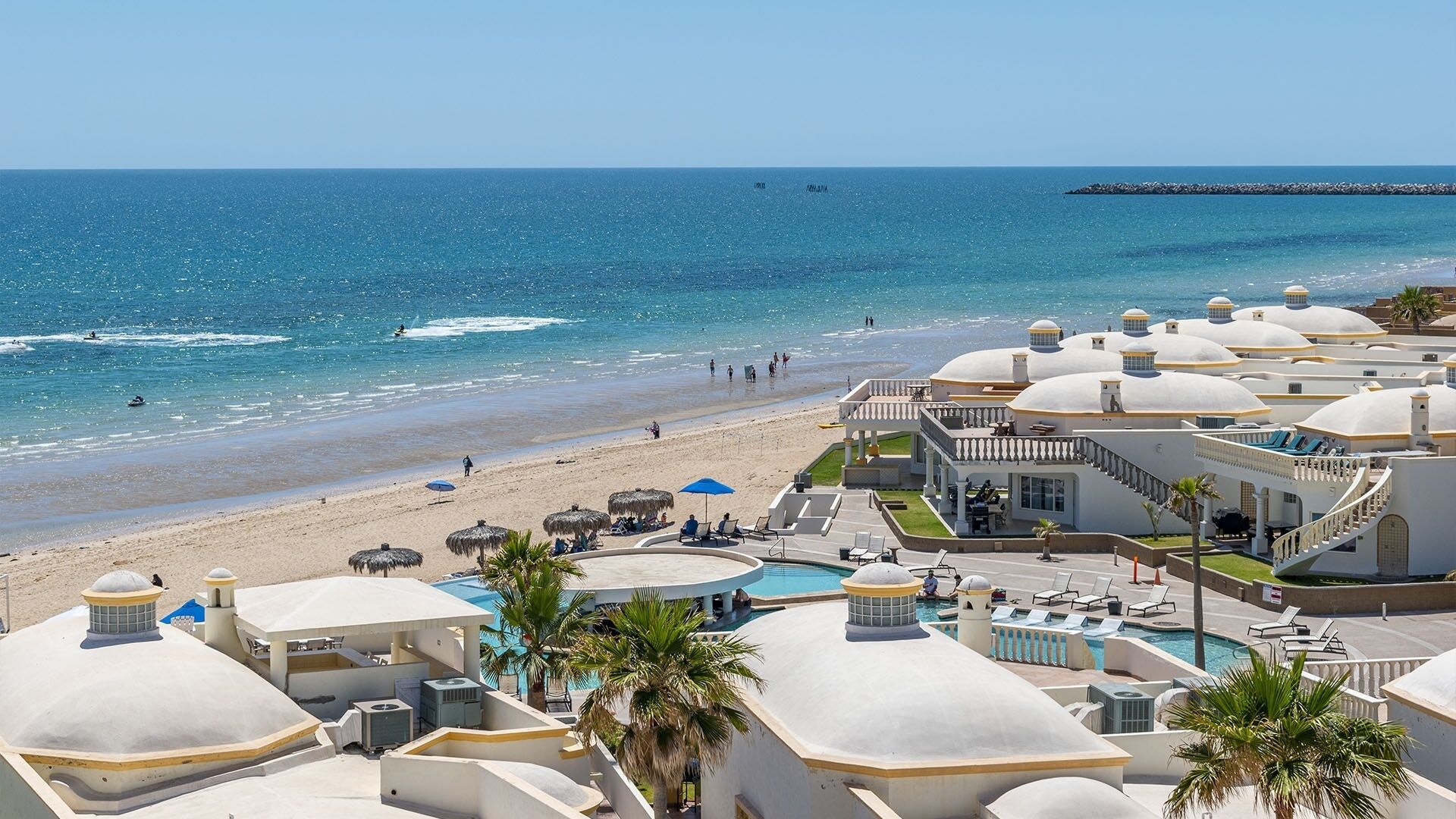 Appartement, 2 slaapkamers | Strand | Accommodatie ligt op het strand