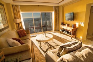 Condo, 2 Bedrooms | Living area - Spectacular 2 Bedroom Condo on Sandy Beach at Las Palmas Resort b-401 2 Condo by RedAwning (Puerto Peñasco)